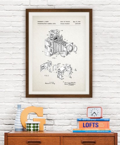 Aparat miechowy - patent - plakat