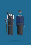 Ostre psy / Hot Fuzz - plakat