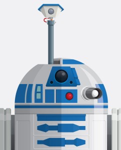 Star Wars - R2D2 - plakat