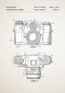 Aparat fotograficzny - patent - plakat