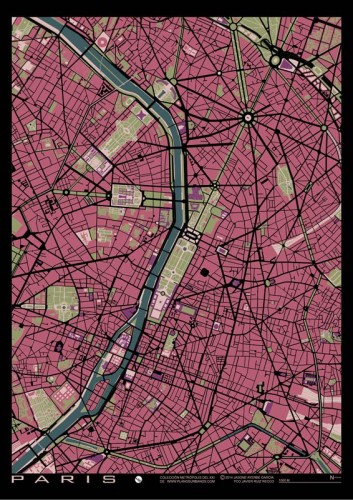 Paris - plan miasta