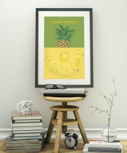 Ananas - plakat