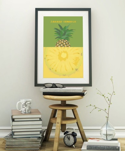 Ananas - plakat