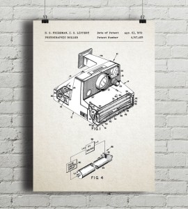 Polaroid - patent - plakat