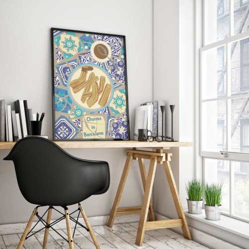 Churros - plakat
