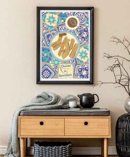 Churros - plakat