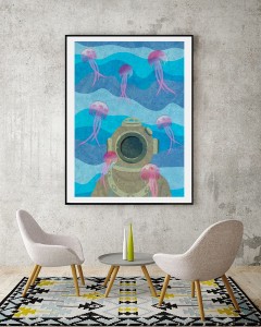 Diver - plakat
