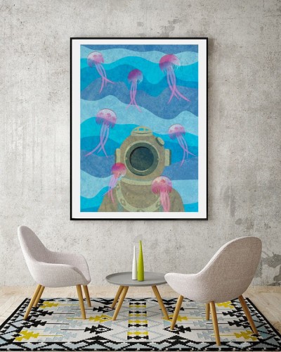 Diver - plakat