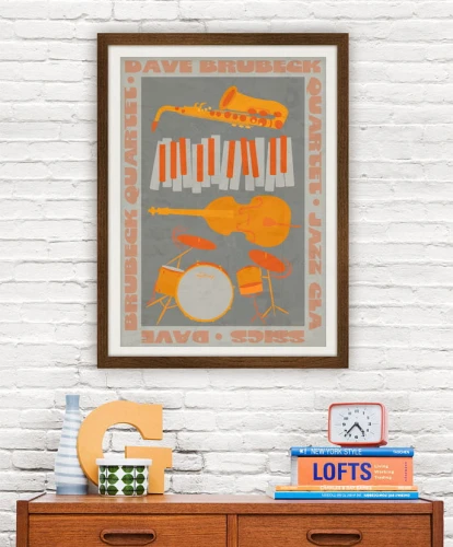 Dave Brubeck Quartet - plakat