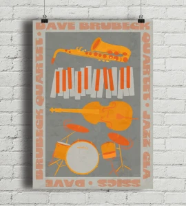 Dave Brubeck Quartet - plakat