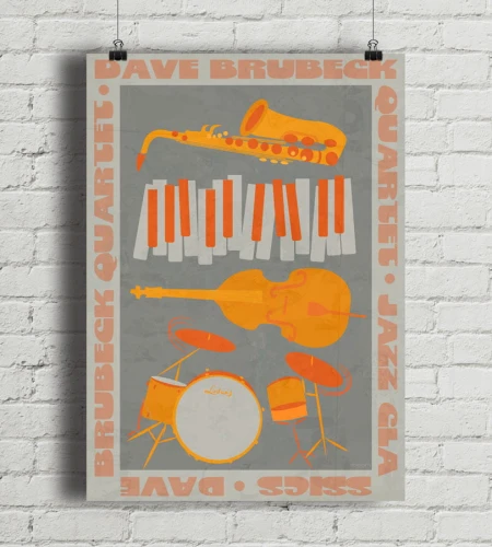 Dave Brubeck Quartet - plakat