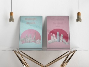 Midnight in Paris - plakat