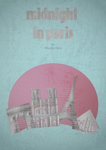 Midnight in Paris - plakat
