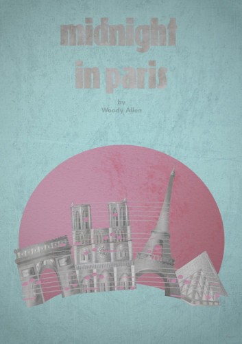 Midnight in Paris - plakat