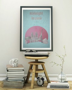 Midnight in Paris - plakat