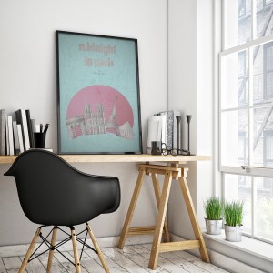 Midnight in Paris - plakat