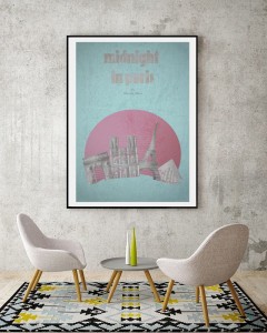 Midnight in Paris - plakat