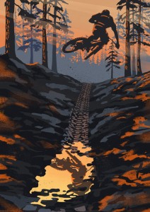 Mountain Biker - plakat