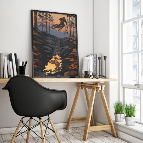 Mountain Biker - plakat