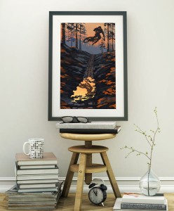 Mountain Biker - plakat