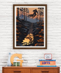 Mountain Biker - plakat