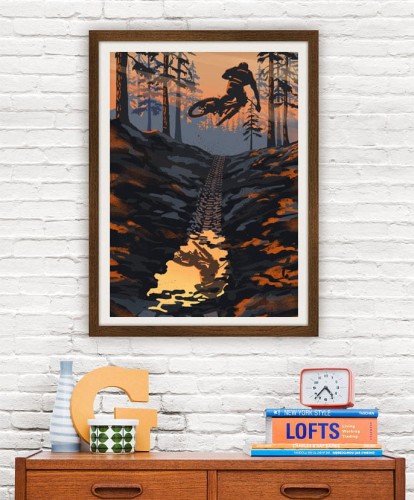 Mountain Biker - plakat