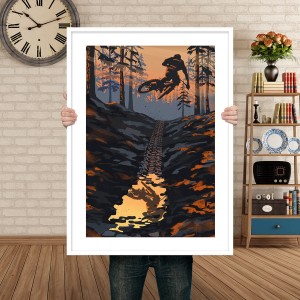 Mountain Biker - plakat
