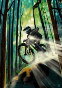 Forest Biker - plakat