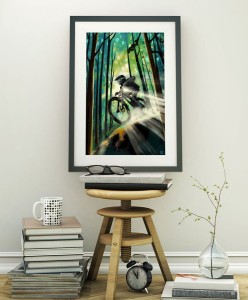 Forest Biker - plakat