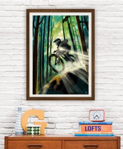 Forest Biker - plakat