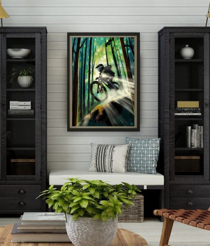 Forest Biker - plakat