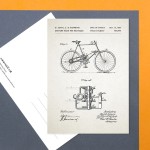 Rower patent - pocztówka