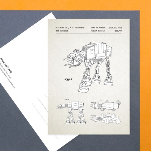 Kartka - Star Wars AT-AT