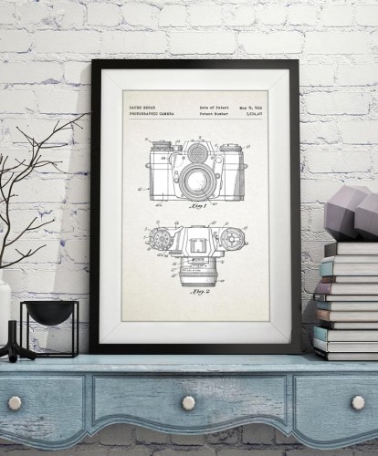 Aparat fotograficzny - patent - plakat