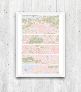 Plakat - Six Cities - Warszawa SET