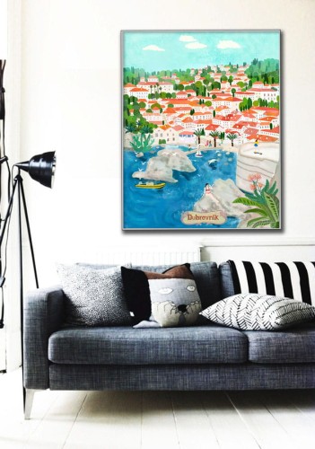 Chorwacja Dubrownik - plakat