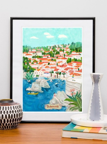 Chorwacja Dubrownik - plakat
