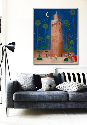 Maroko Marrakesz - plakat