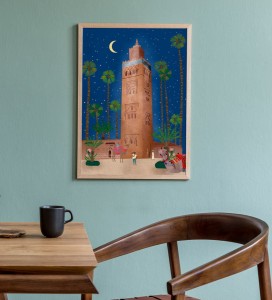 Maroko Marrakesz - plakat