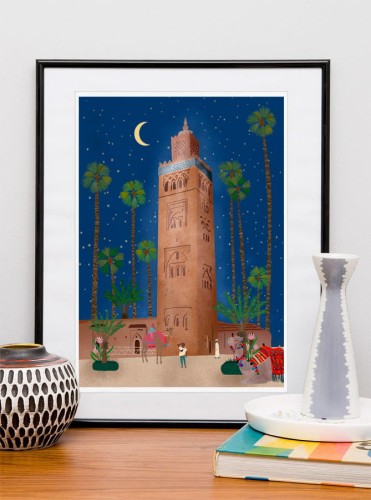Maroko Marrakesz - plakat