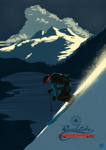 Revelstoke Canada - plakat
