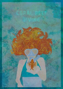 Coral Reef Diving - plakat