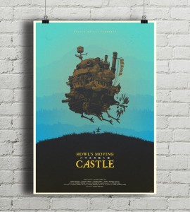 Howl's Moving Castle - plakat