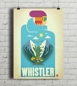 Whistler Canada - plakat