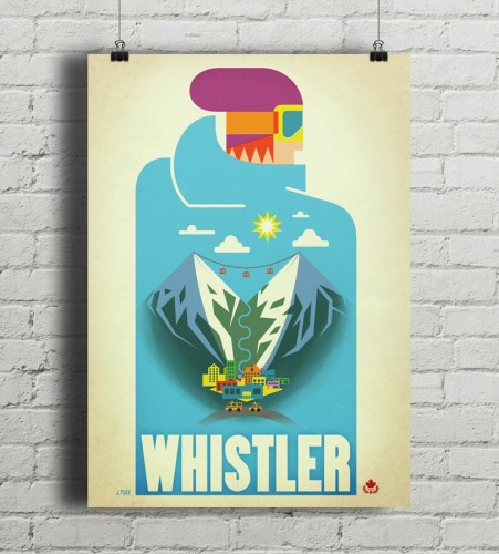 Whistler Canada - plakat