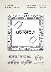 Monopoly - patent- plakat