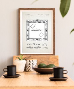 Monopoly - patent- plakat