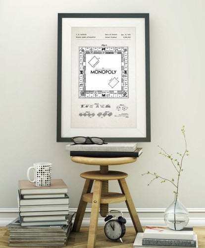 Monopoly - patent- plakat