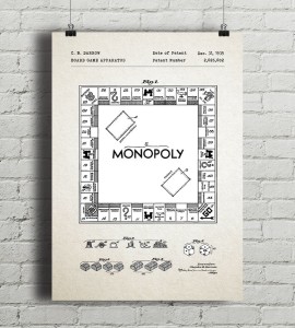 Monopoly - patent- plakat