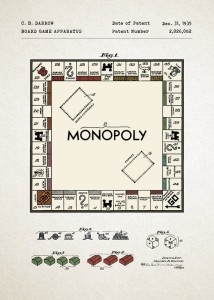 Monopoly - patent- plakat